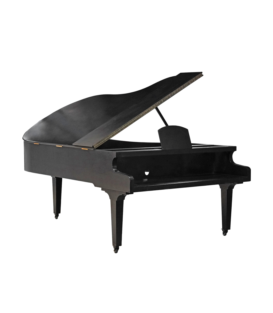 Piano Shell semiconcert grand size, Black including bench 230cm
